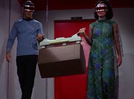 Spock and Dr. Jones carrying Kollos, from kethinov.com