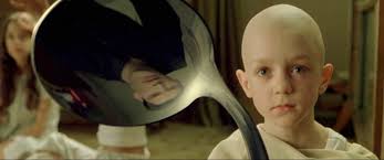 the kid from the matrix bends the spoon