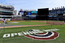 An image of opening week from Yankee Stadium in NY.