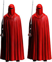 A picture of two of the Emperor's imperial royal guard from Star Wars.