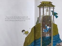 Tikki Tembo falls down the well, just as La Forge did