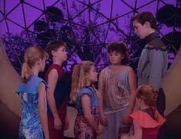 the children after they are beamed over to the planet