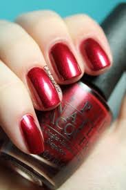 "I'm not really a waitress" deep red color by OPI