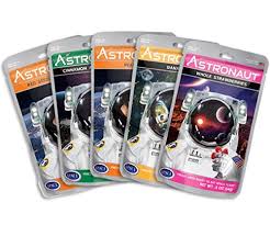 A set of 5 astronaut food packets