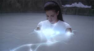 Dax in the pool joining her memories