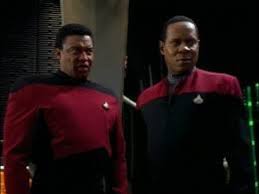 Hudson and Sisko in Ops