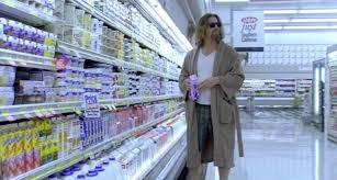 The Dude from The Big Lebowski in the grocery store