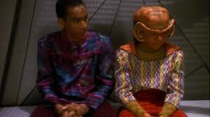 Jake and Nog sitting in lockup