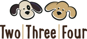 two, three, four with two puppy dogs