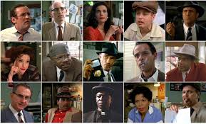 The whole cast in their 1953 alter egos [O'Brien, Quark, Dax, Nog, Weyoun (row 1)] [(row2) Kira, Sisko, Dukat, Bashir, Worf][(row3) Odo, Jake, Joseph, Yates, Martok]