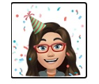 my FB avatar with a birthday hat
