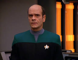 Robert Picardo as the EMH in sickbay