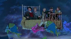 an underwater scene from BEDKNOBS AND BROOMSTICKS