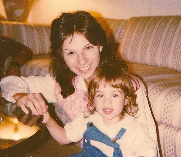 My mom and I when I was about 2